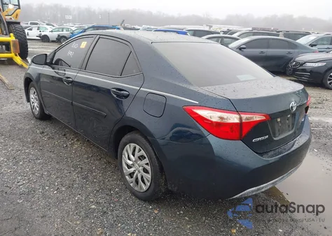 2018 Toyota Corolla Le из США, поврежденный, VIN 5YFBURHE6JP820799